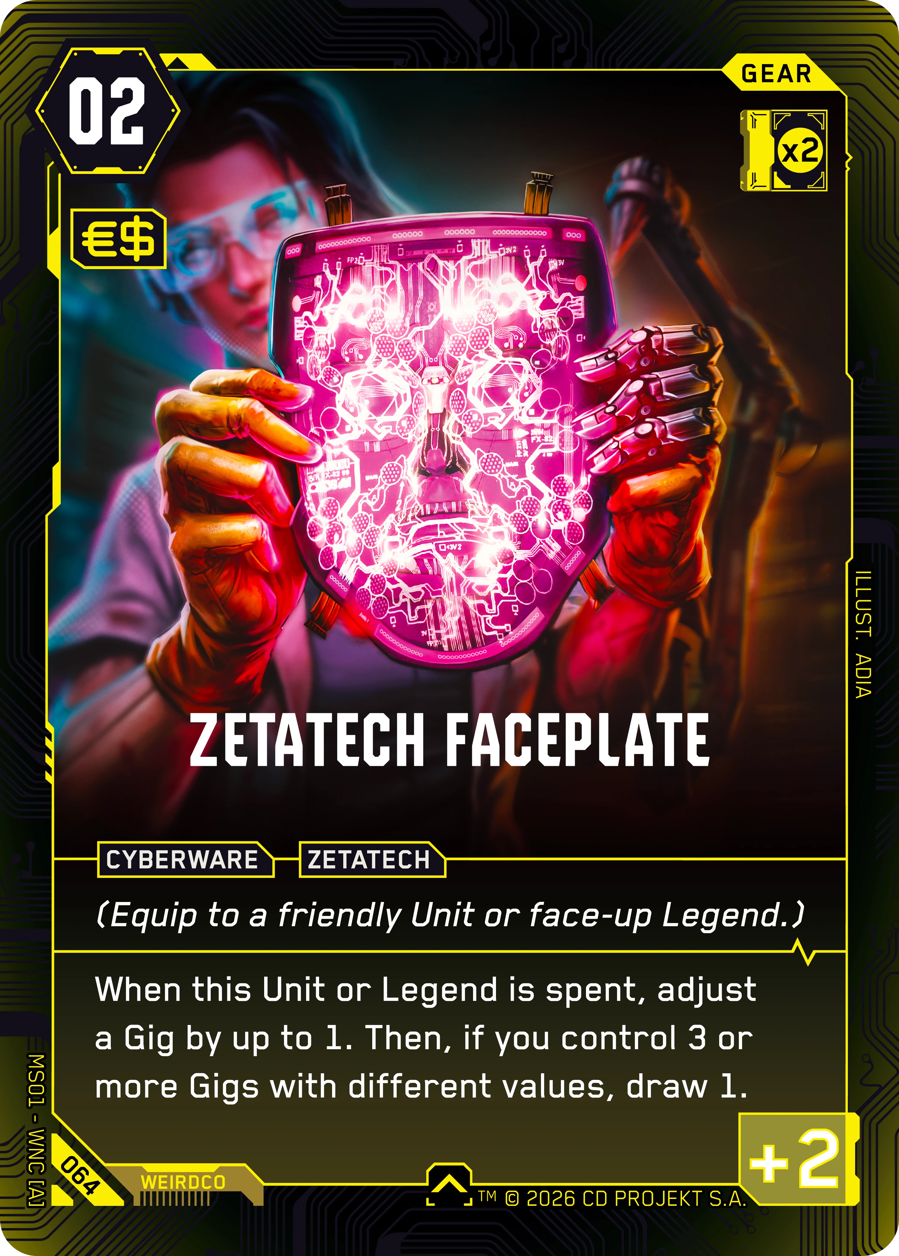 Zetatech Faceplate