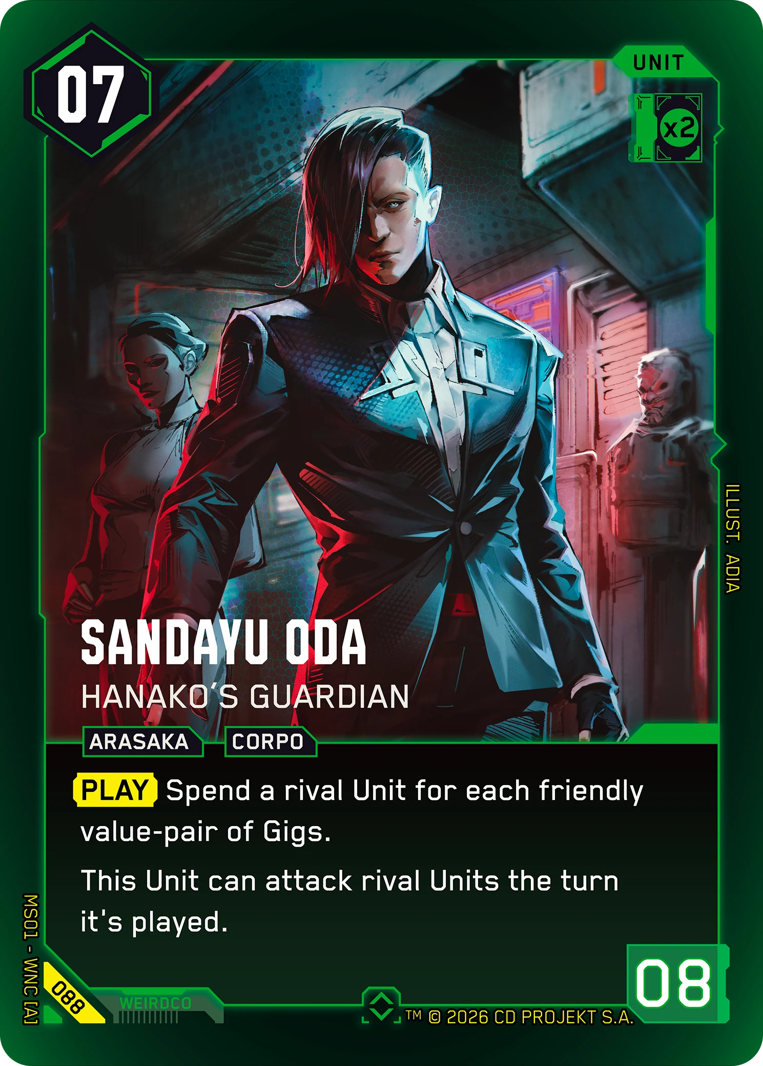 Sandayu Oda - Hanako's Guardian
