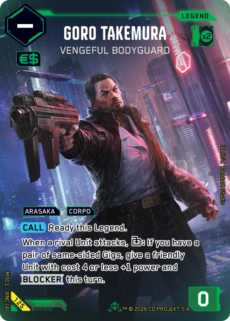 Goro Takemura - Vengeful Bodyguard