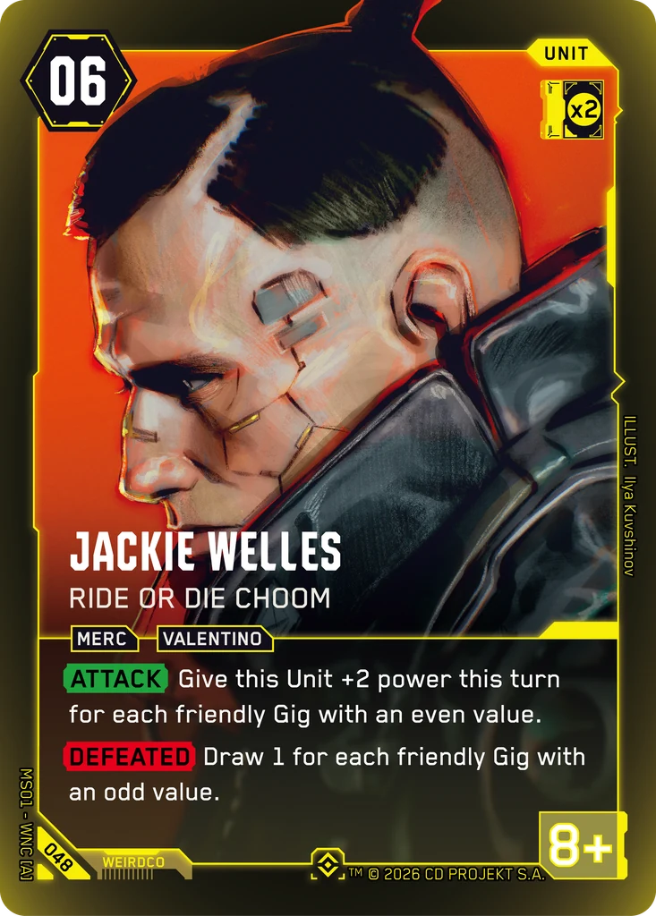 Jackie Welles — Ride or Die Choom