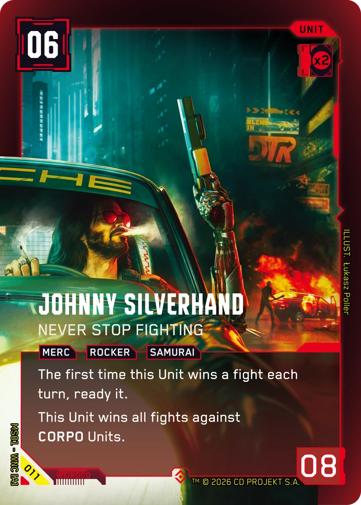 Johnny Silverhand — Never Stop Fighting