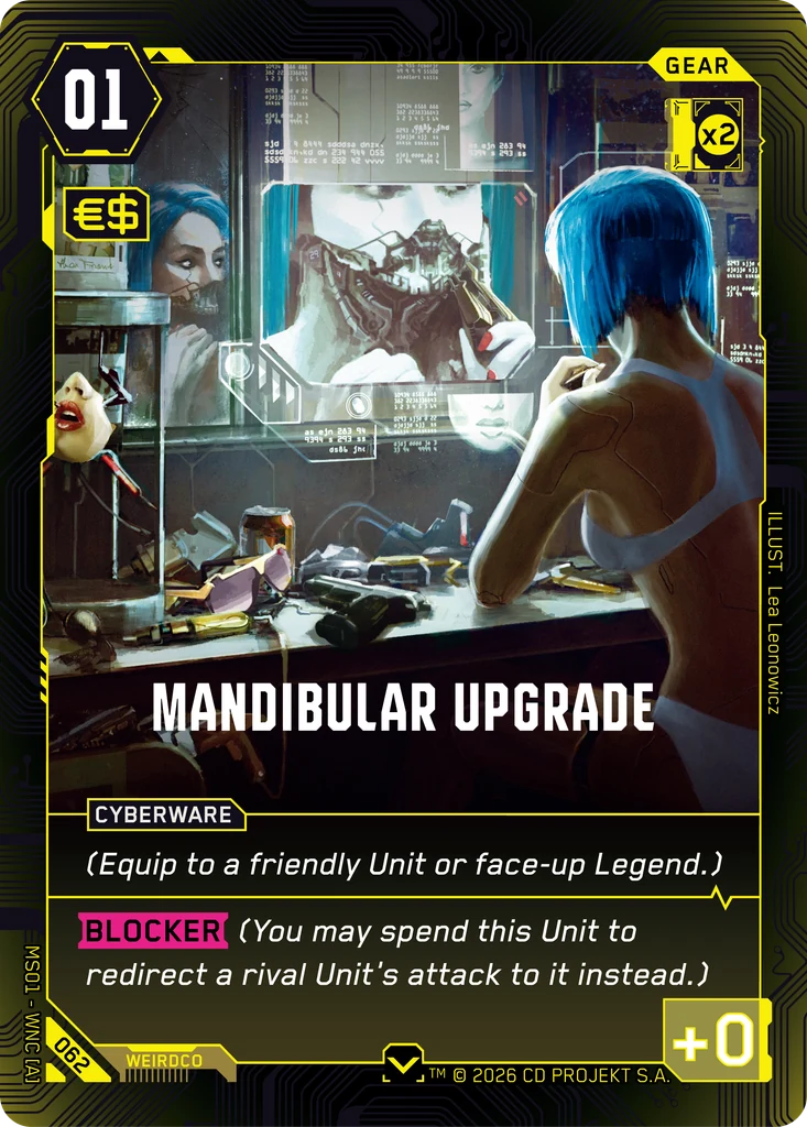 Mandibular Upgrade