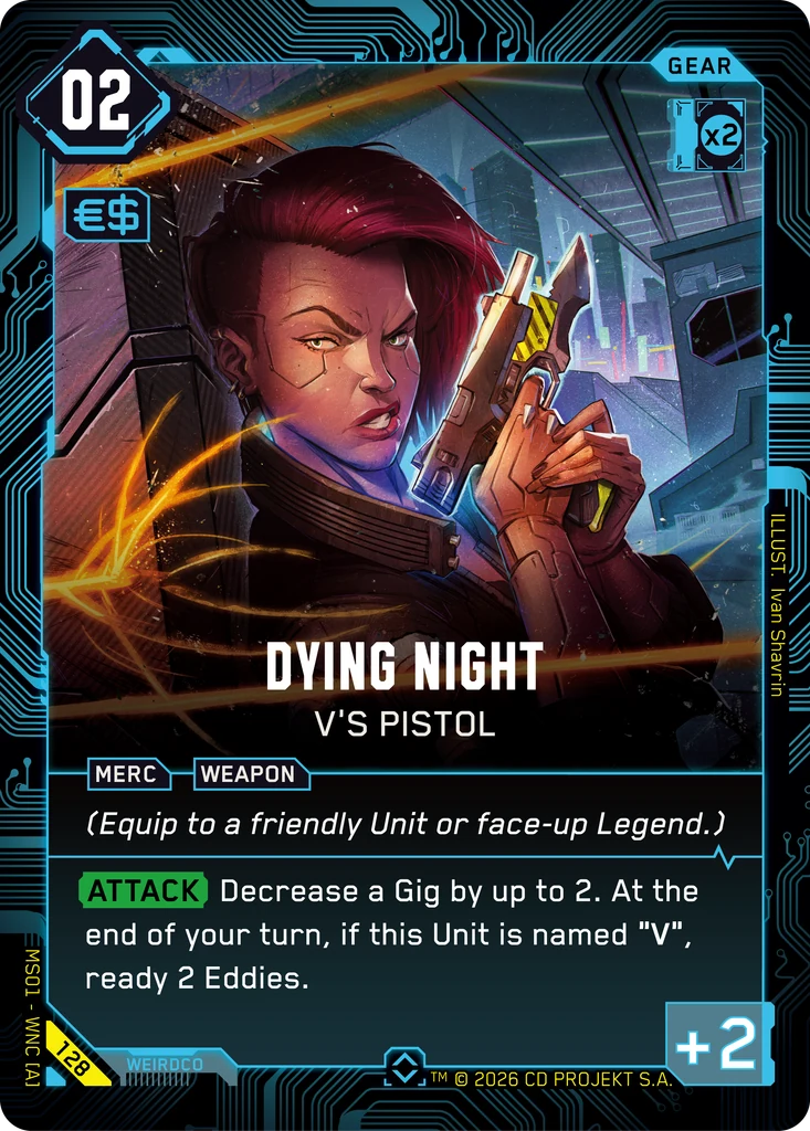 Dying Night — V's Pistol