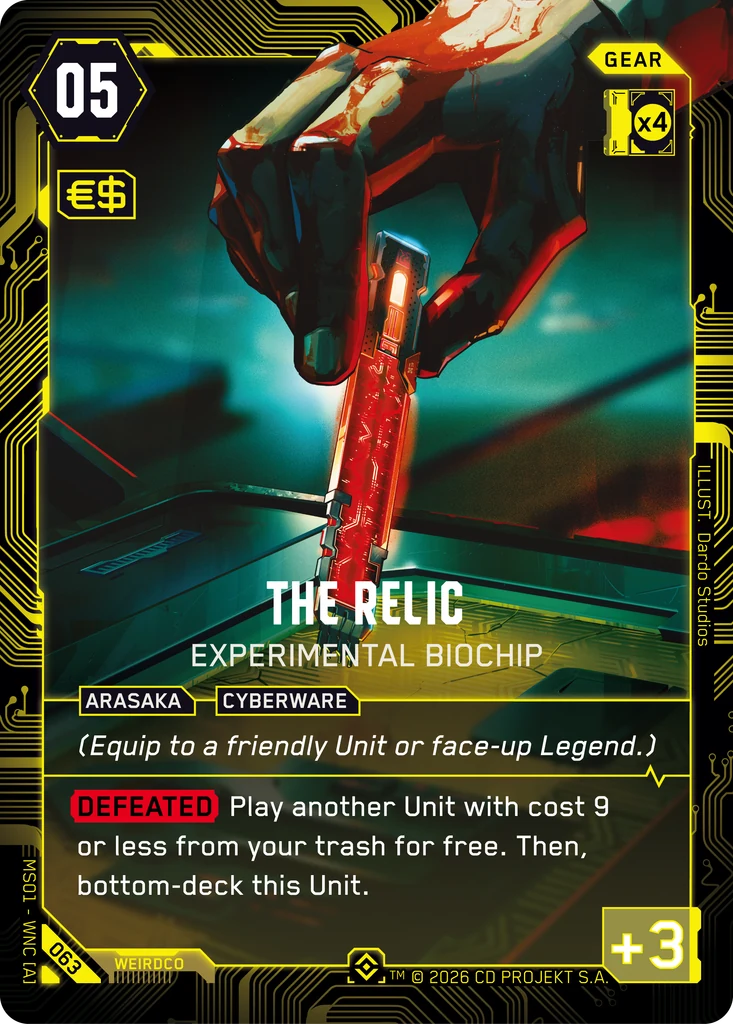 The Relic — Experimental Biochip