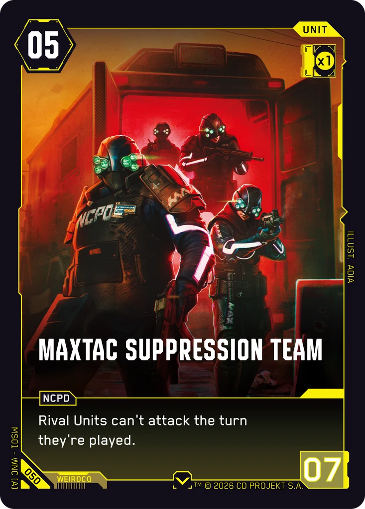 MaxTac Suppression Team