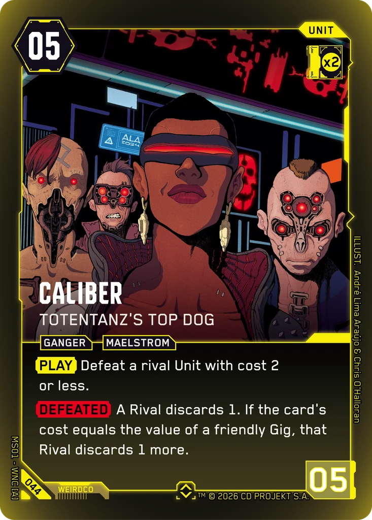 Caliber — Totentanz's Top Dog