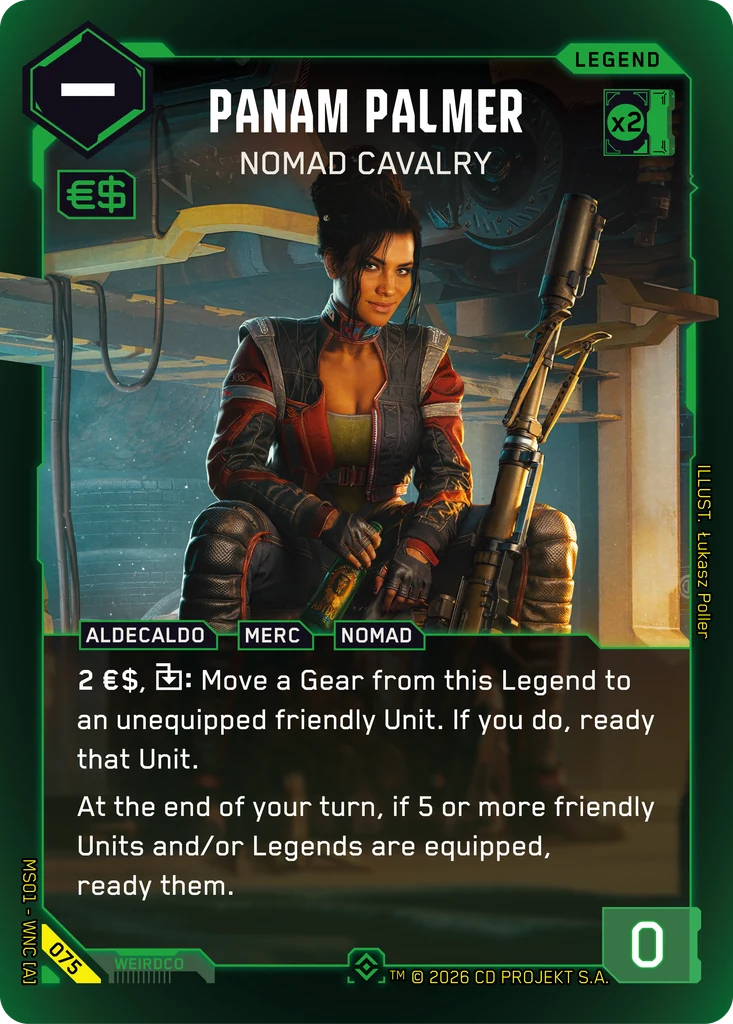 Panam Palmer — Nomad Cavalry