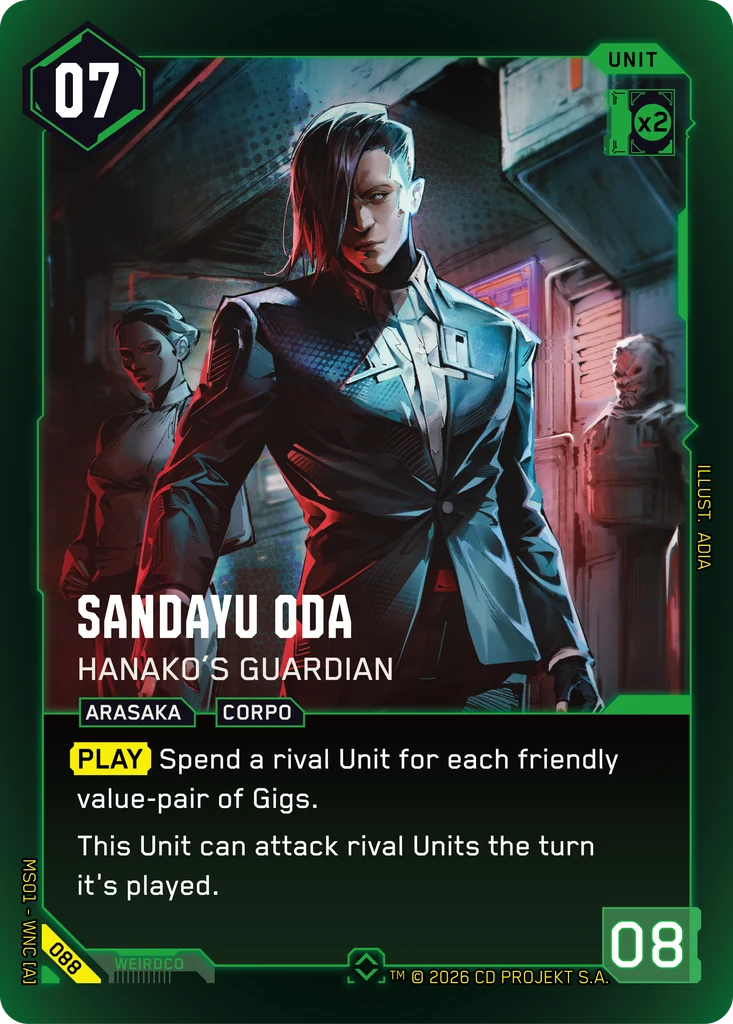 Sandayu Oda — Hanako's Guardian